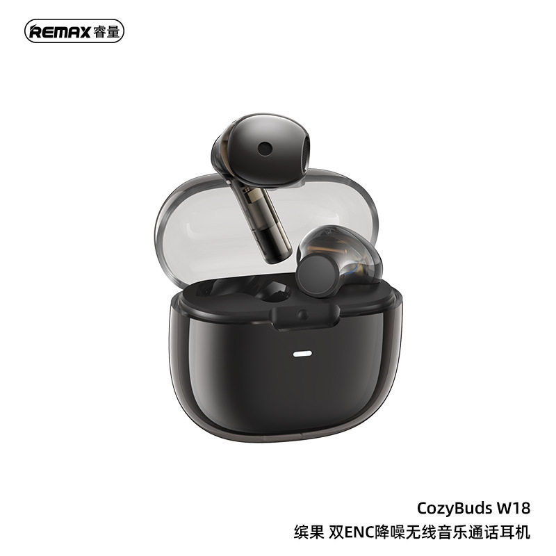 remax睿量 缤果 双enc降噪无线音乐通话耳机游戏蓝牙耳机礼品