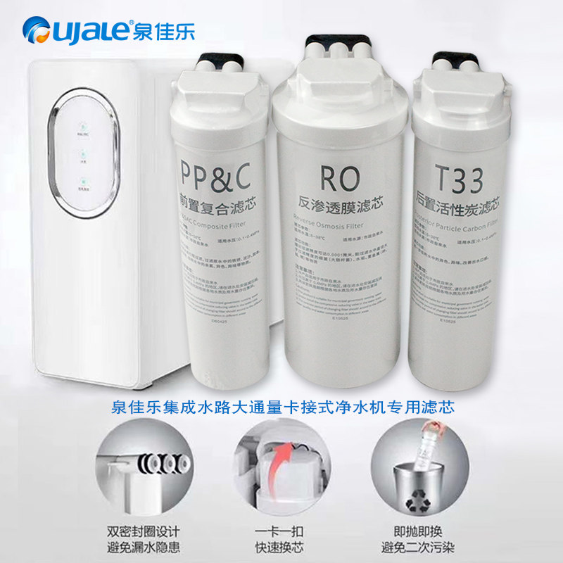 泉佳乐集成水路大通量卡接式滤芯