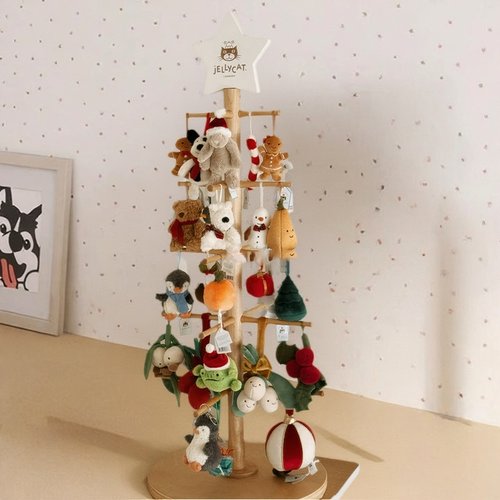 实木圣诞树木架圣诞节活动装饰框架场景装饰造景幼儿园DIY道具