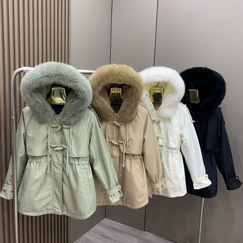 通勤獭兔毛内胆76派克服时尚保暖