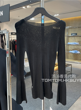 香港正品代购 Cfcl 25春夏新款 修身显瘦长袖针织打底衫