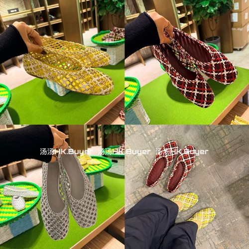 汤汤香港 Pedder red 26秋冬 编织皮革平底鞋