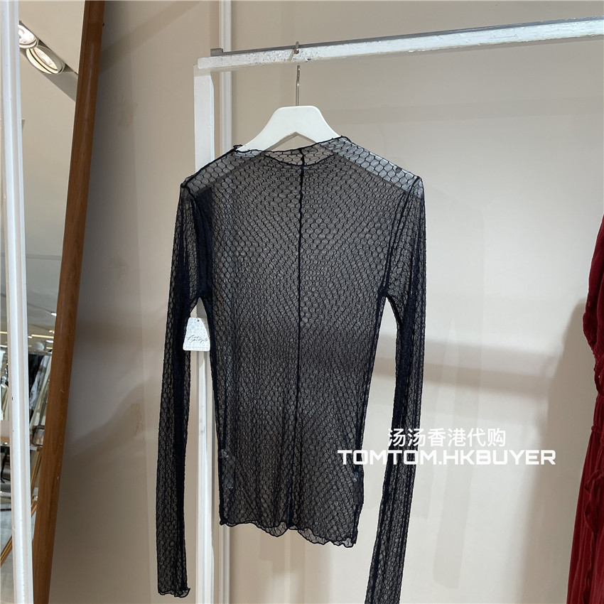 香港正品代购 Free People 25秋冬性感透视百搭长袖上衣