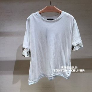 印花拼色边短袖 香港正品 25秋冬 Undercover T恤 代购