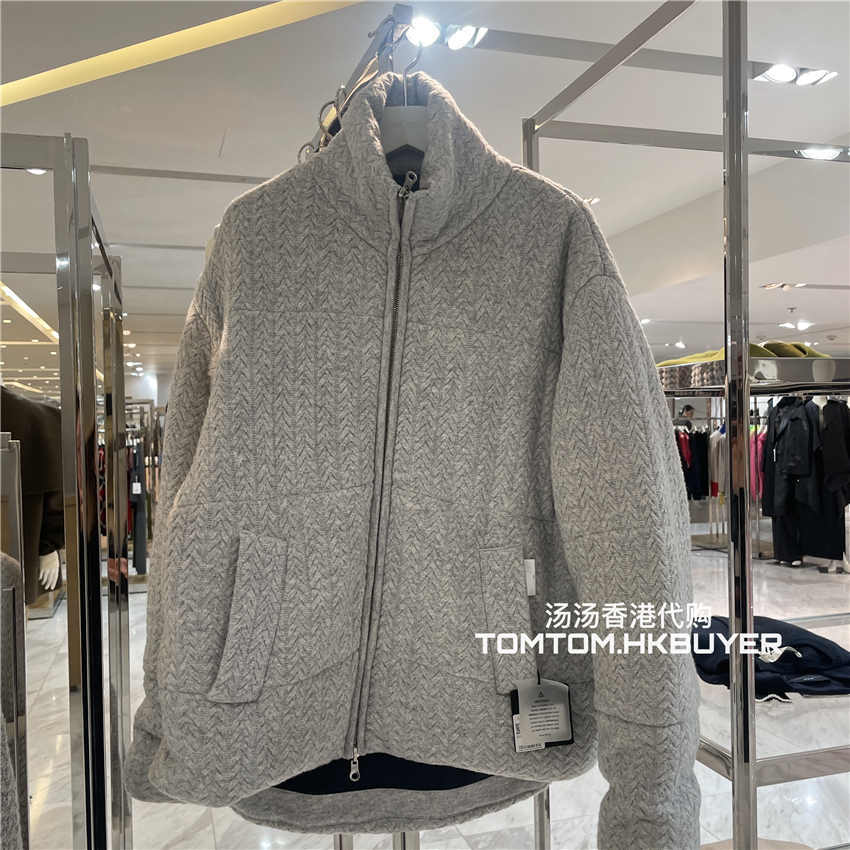 年终折扣 香港正品代购 Arch4 25秋冬 纯色简约立领拉链外套