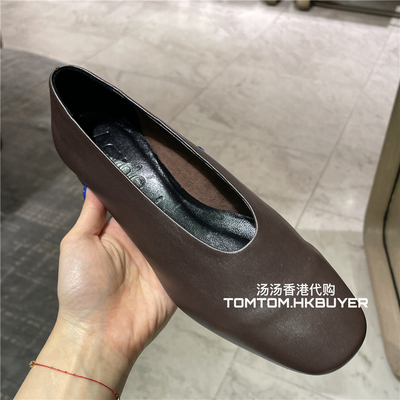 香港正品代购 Aeyde 25秋冬 皮质简约低跟单鞋