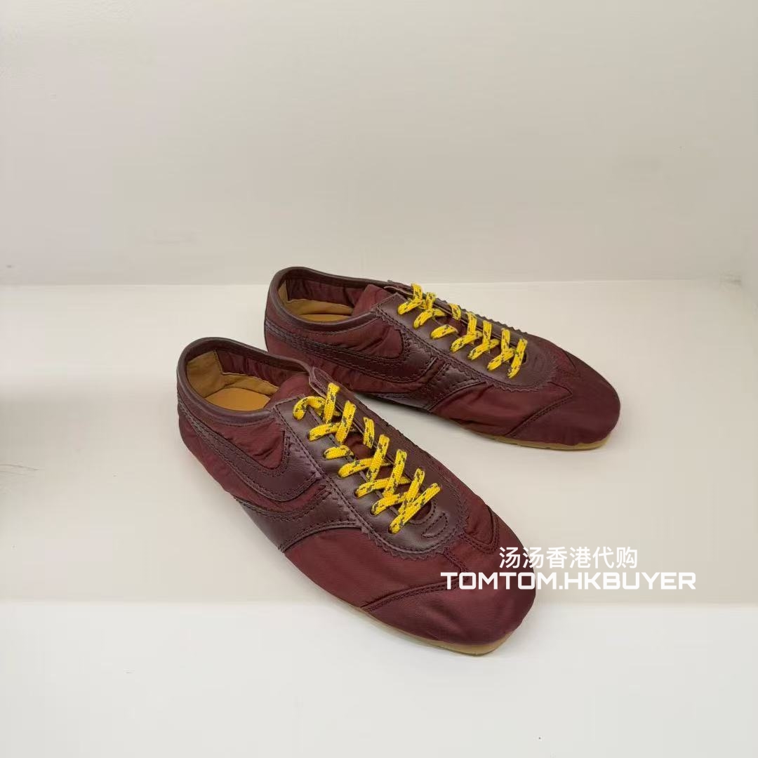 香港正品代购 Dries Van Noten 25秋冬 拼色系带平底休闲鞋