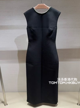 年终折扣 香港正品代购 Rohe 25秋冬 后背镂空收腰无袖连衣裙