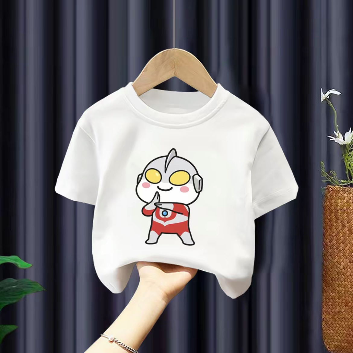 儿童印花【奥特曼】纯棉短袖衣服