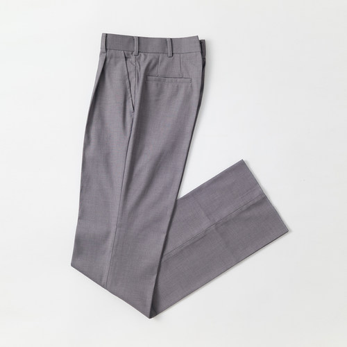 【无为工坊】现货DK浅灰色制服西装裤学院风直筒裤秋