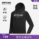 诺诗兰男卫衣宽松保暖春秋套头户外运动新款 连帽上衣女NHDDT2103S