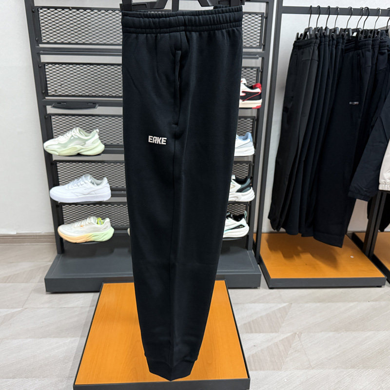 鸿星尔克男裤运动裤2025冬季新款加绒加厚针织九分裤11225401216,运动服/休闲服装,运动中长裤／短裤,淘宝优惠券,粉丝福利购,淘宝优惠卷