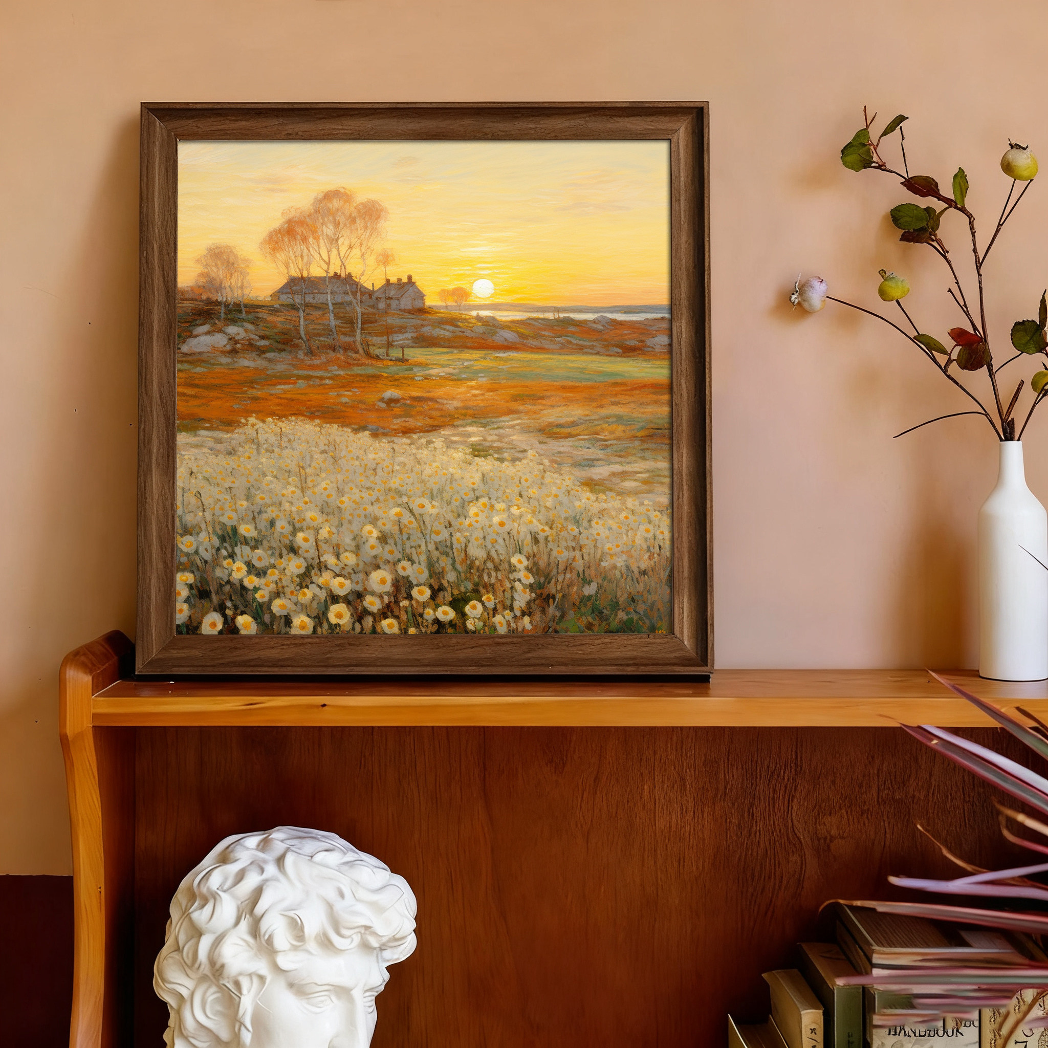 印象派风景油画装饰画客厅沙发背景墙壁挂画书房自然风光画小众,家居饰品,现代装饰画,淘宝优惠券,粉丝福利购,淘宝优惠卷