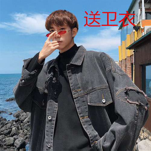 bfins超火cec洋气慵懒风牛仔外套
