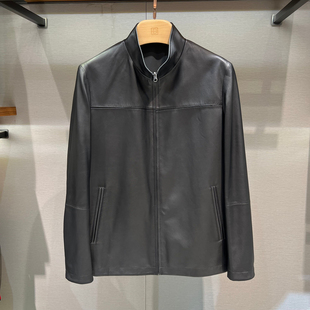 2025新款BOSSsunwen专柜正品秋冬男装双面穿皮衣外套153117024480