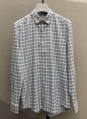 2023新款卡尔丹顿专柜秋季正品男士长袖衬衫 衬衣KDAW13508CAN2