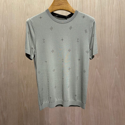 专柜正品沙驰Satchi春夏日常休闲圆领短袖针织衫88SAA8300015