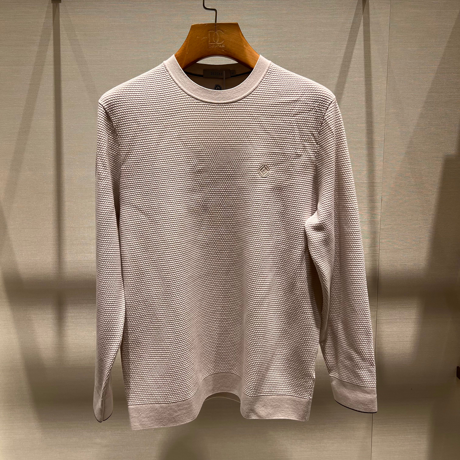 迪赛DEICAE专柜正品2025秋季新款男装羊毛长袖针织衫2色215131263