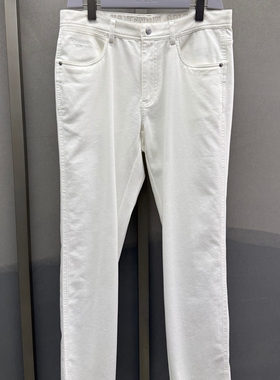 KALTENDIN秋冬新款卡尔丹顿专柜正品男装白色牛仔裤SEMS12301NAW1