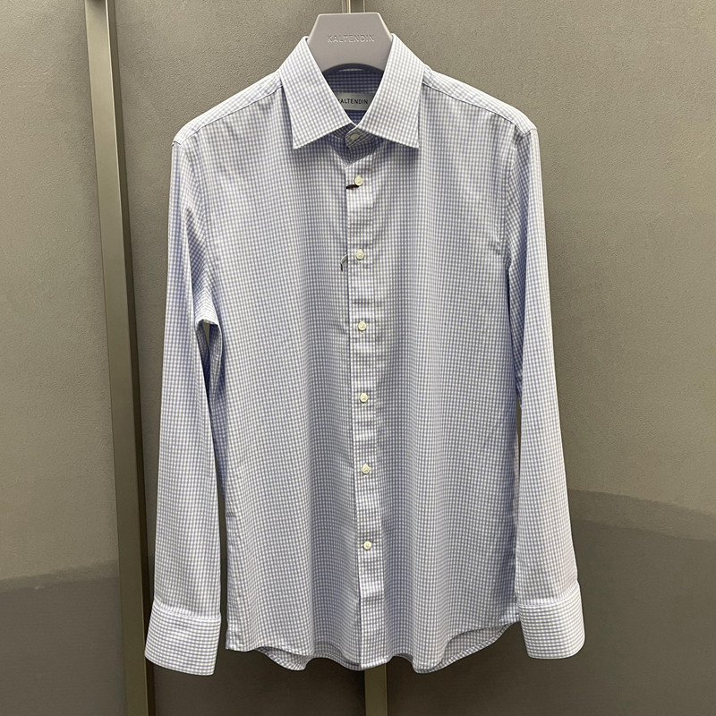 2023新款卡尔丹顿专柜秋季正品男士长袖衬衫 衬衣 KDAW13518CAN1
