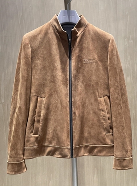 2022新款卡尔丹顿专柜秋冬正品男装羊皮革皮衣外套 KCBW29313LAC7