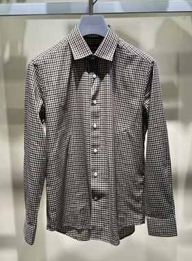 秋季新款卡尔丹顿专柜正品男士商务长袖衬衫衬衣 AF9W13601CAC2