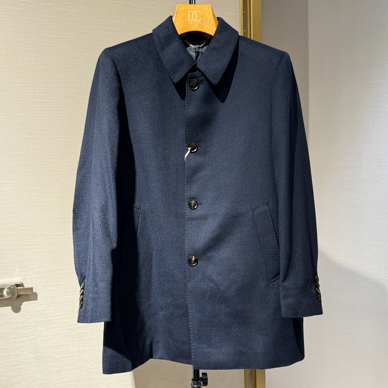 新款迪赛DEICAE专柜正品秋冬男装中长款绵羊毛大衣外套653131165