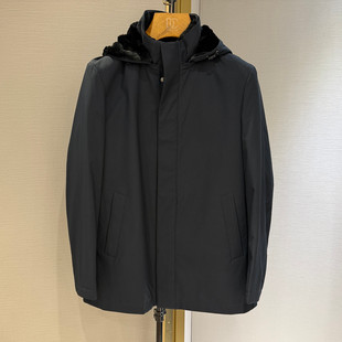 新款 毛皮上衣秋冬季 尼克服棉服743141208 男装 迪赛DEICAE专柜正品