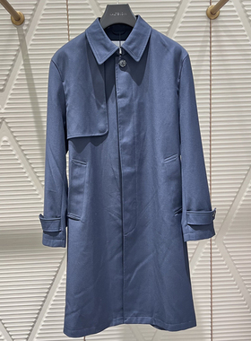 2024新款卡尔丹顿正品秋冬季男装中长款风衣外套 KEBW25331FAN6