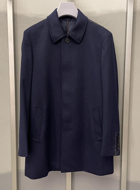 2023新款卡尔丹顿专柜秋冬季正品男士大衣毛呢大衣 KDAW45811FAN6