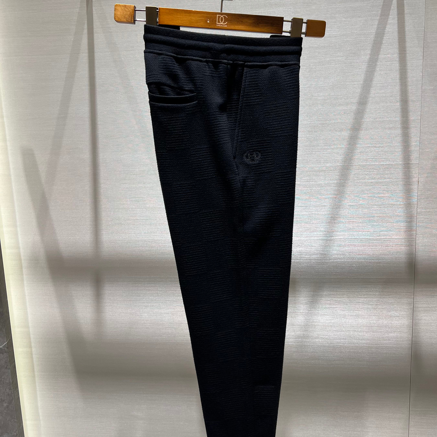 2025专柜新款迪赛DEICAE正品秋冬季男士套装针织休闲裤 475131082