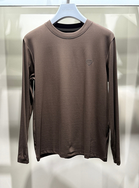 新款卡尔丹顿专柜正品男士长袖针织休闲上衣T恤2色LFBW10515RAB1