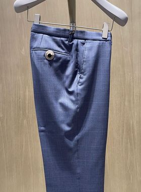 2023新款卡尔丹顿专柜春季正品男士套西羊毛西裤 KDAS12608NAN3