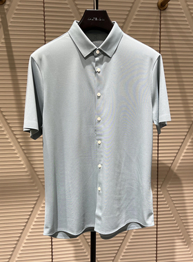 2024新款卡尔丹顿专柜夏季正品男士短袖衬衫 2色KEAS33109PAD3