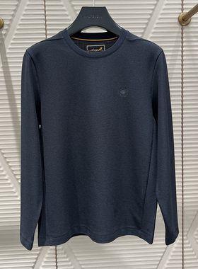 2025春季新款卡尔丹顿专柜正品男装长袖T恤衫2色 KFCS10501RAB1