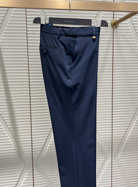 2025春夏新款卡尔丹顿专柜正品男士商务休闲长裤KFAS12225NAN8