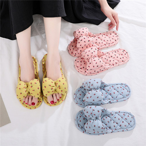 起彩露趾防滑法式家居