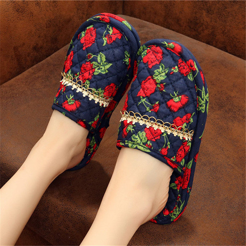 环保纯棉布底的布艺木地板居家室内拖鞋秋冬季情侣男女软底无声在类目 居家日用, 鞋用品, 居家鞋中 - 来自Buy2taobao.com提供专业的淘宝代购服务