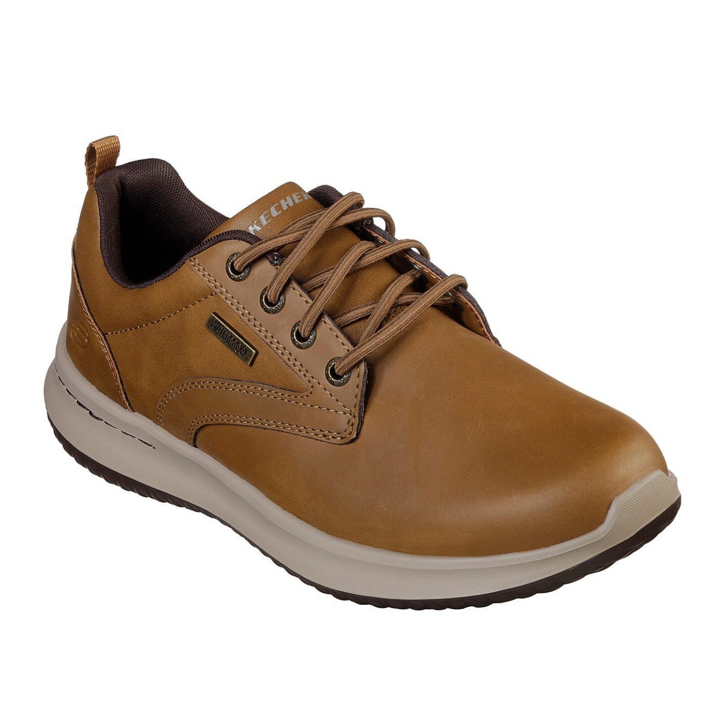 代购skechers斯凯奇大码男鞋系带防水耐磨低帮休闲鞋运动鞋65693