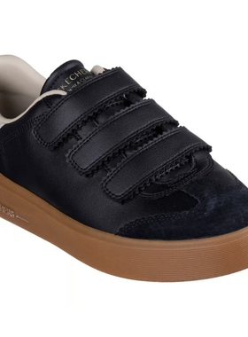 美国进口代购斯凯奇女舒适秋季防水平底皮质耐磨运动板鞋185175