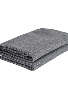 家居针织现代简约羊毛毯灰色秋冬休闲毯保暖沙发毯子搭毯