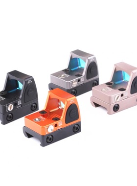 全金属全息镜瞄i准器高清虹膜rmr红点镀膜底板模型弹弓可归零玩具