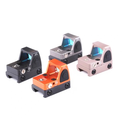 全金属全息镜瞄i准器高清虹膜rmr红点镀膜底板模型弹弓可归零玩具