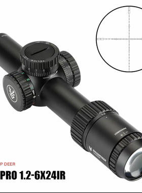 沼泽鹿TKPRO1.2-6X24IR速瞄6倍高清十字望远镜摆件弹弓玩具备件