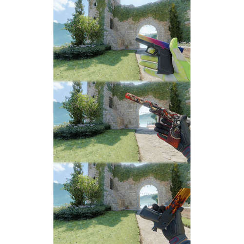 CSGO租号cs2多普勒爪子刀迈阿密手套水栽竹九头金蛇印花集百万库