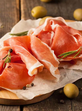 西班牙进口赛拉诺火腿塞拉诺后腿切片18月窖藏发酵生吃即食配蜜瓜