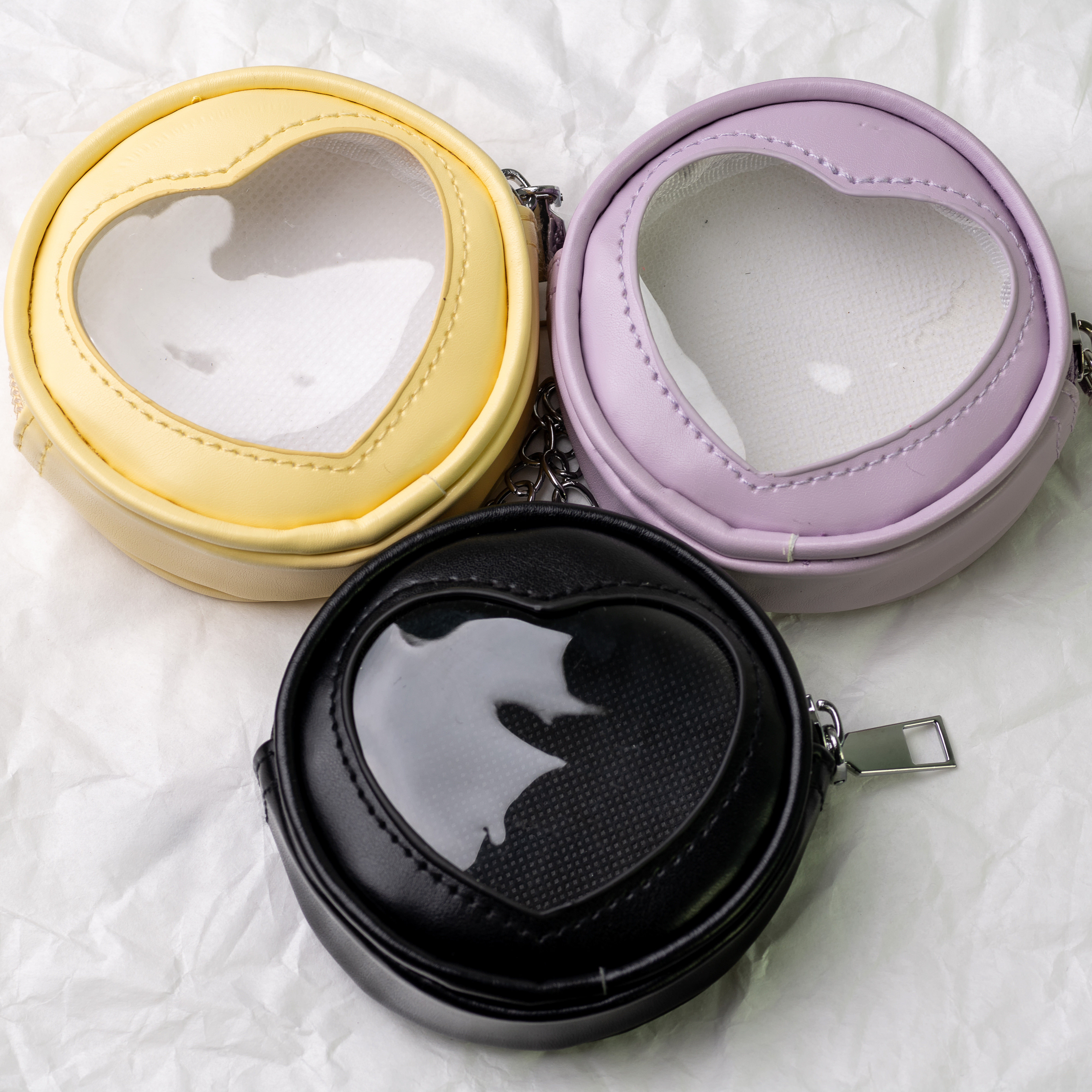 包包配饰小包 爱心吧唧痛包挂件 小食量  二次元 谷子 圆形零钱包