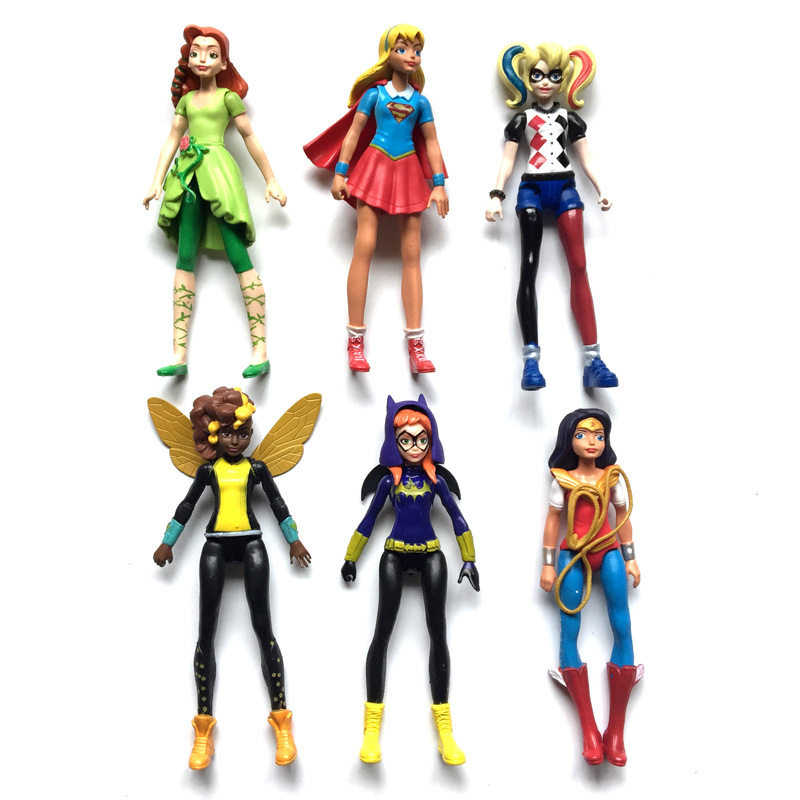 6款女超人摆件Supergir潮玩盲盒