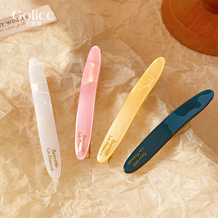 古里雅多巴胺一字夹发夹女款 高端头饰侧边精致小夹子发饰 2025新款