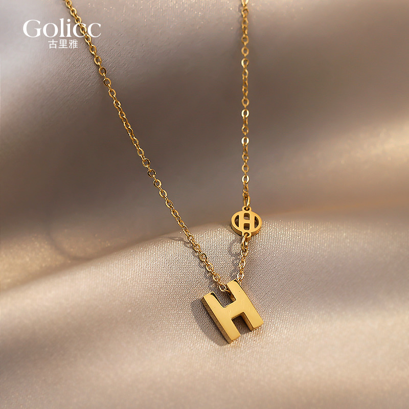 轻奢小众设计高级感钛钢项链